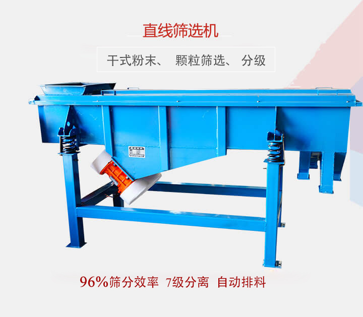 直線篩選機(jī)用于篩選、分級(jí)各種粉末、顆粒